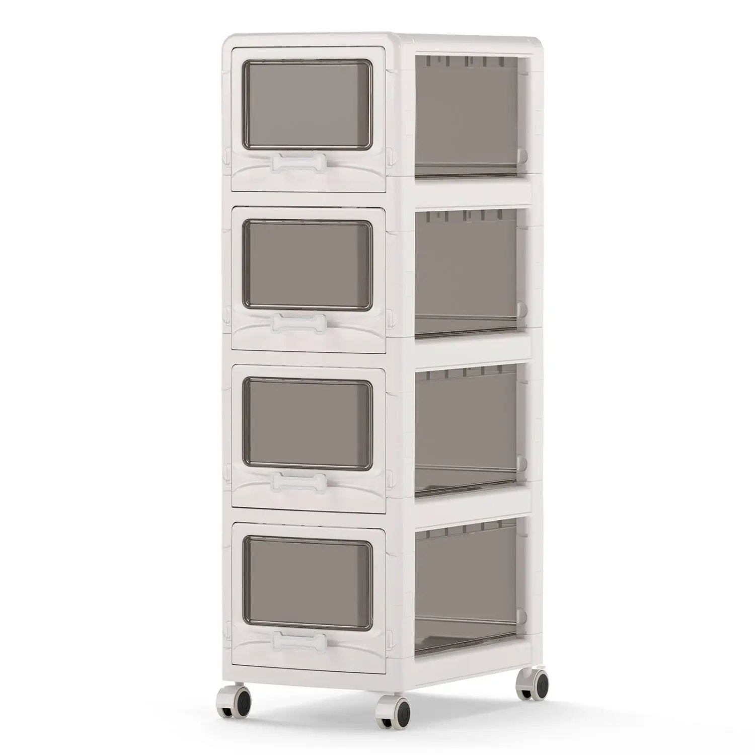 Rolling Storage Cart with Drawers and Lockable Wheels by DirectDeals