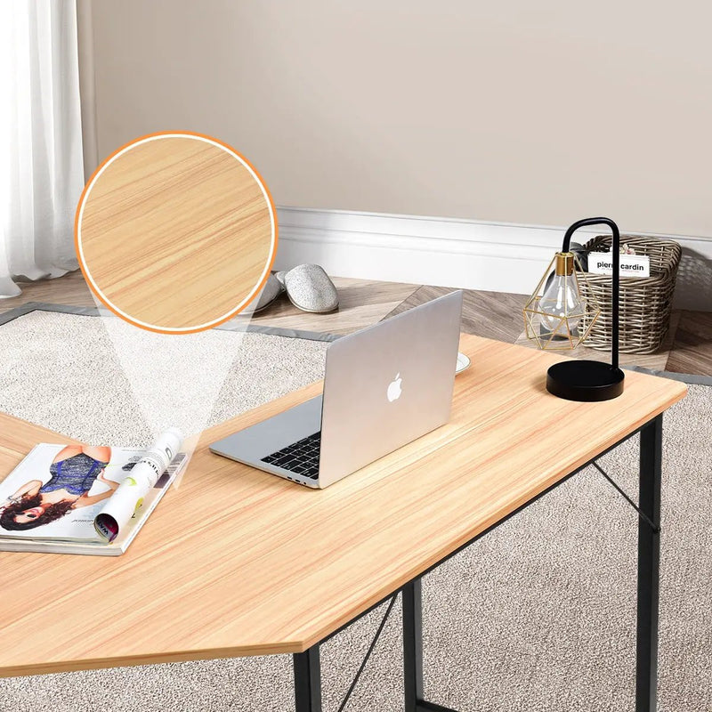 L Shaped Desk Corner Computer Desk PC Laptop Gaming Table Workstation by DirectDeals