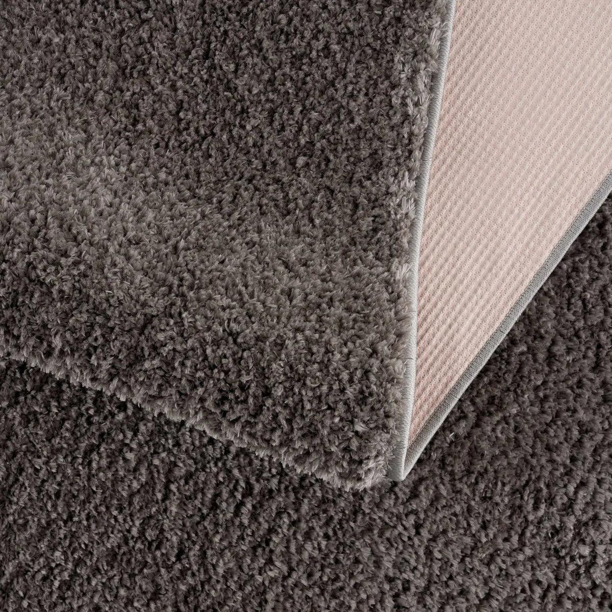 Judy Solid Dark Gray Washable Shag Rug - Clearance, photo 13 of 14