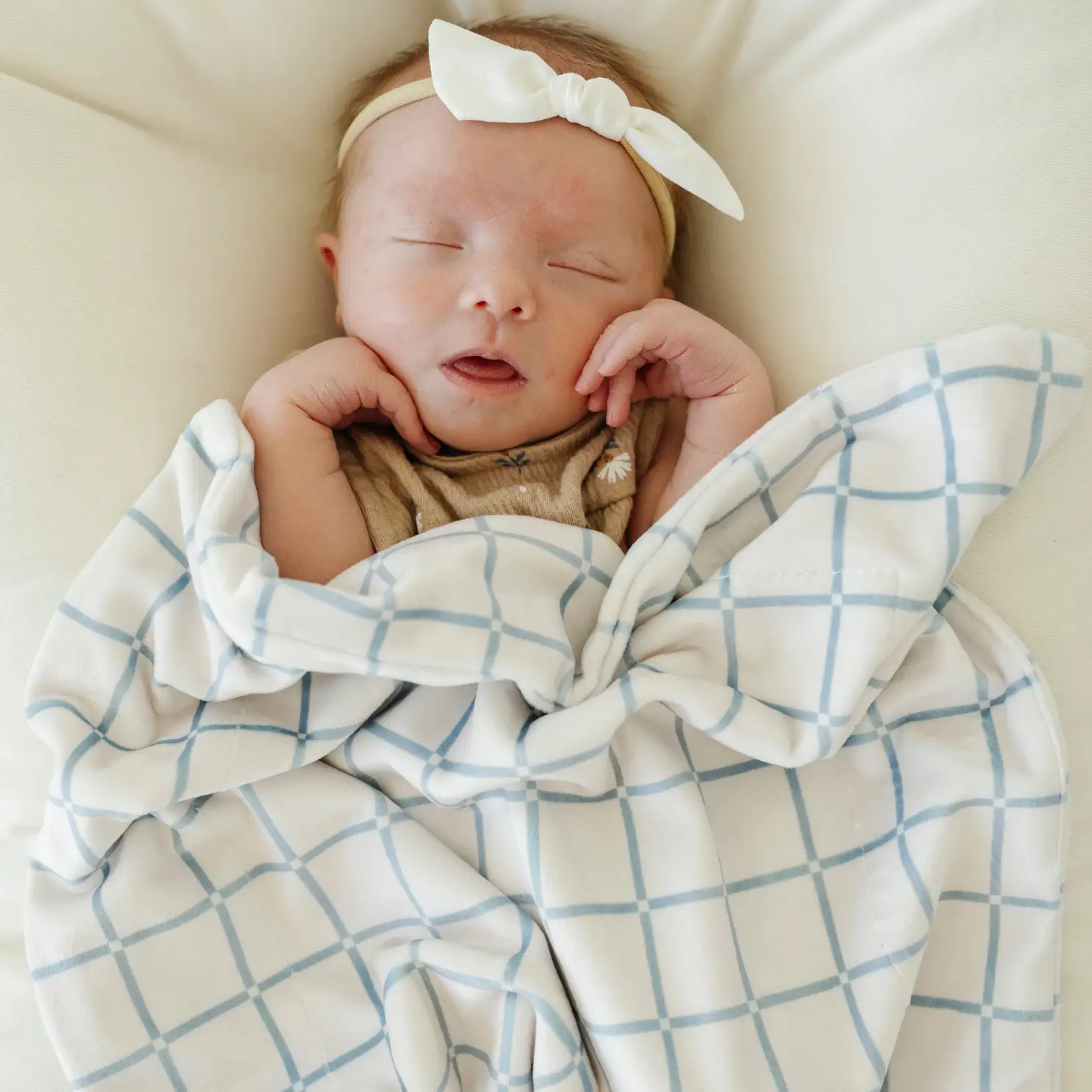 Minky Stretch Receiving Blankets by HouseOfZazla