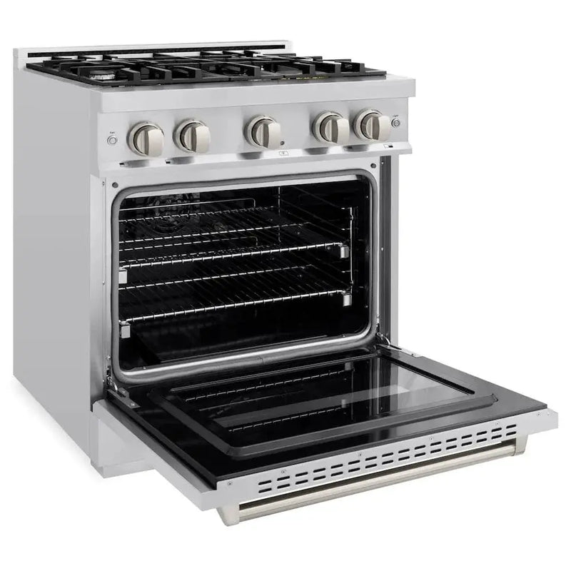 ZLINE 30"Classic Gas Range, Convection Gas Oven, Stainless Steel, CGR30 by Farmhouse Kitchen and Bath