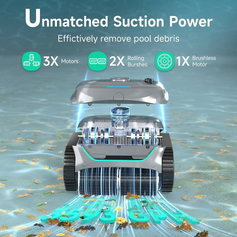 (2026 Upgrade) WYBOT C2 Cordless Robotic Pool Cleaner by WYBOT
