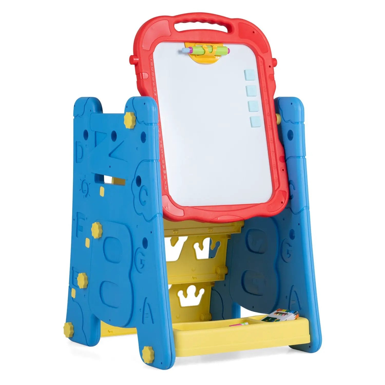 Kids Art Easel 4-in-1 Double Sided Magnetic Board by DirectDeals