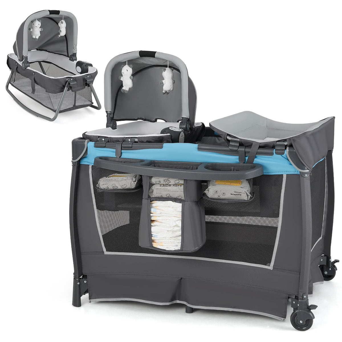 4-in-1 Convertible Portable Baby Play, photo 3 of 10