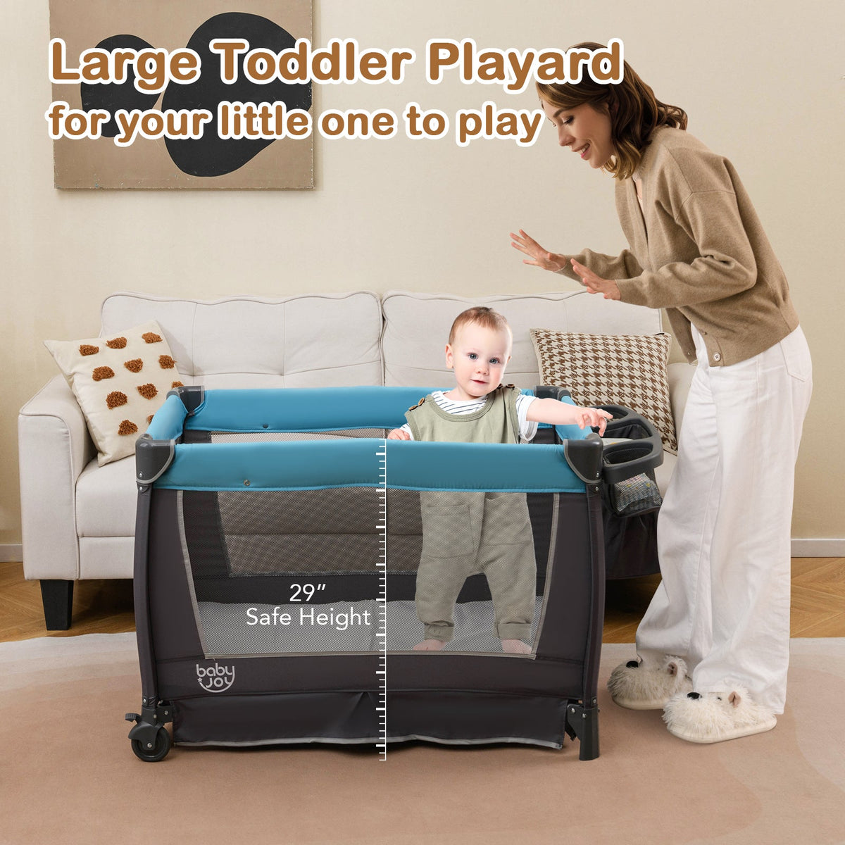 4-in-1 Convertible Portable Baby Play, photo 4 of 10
