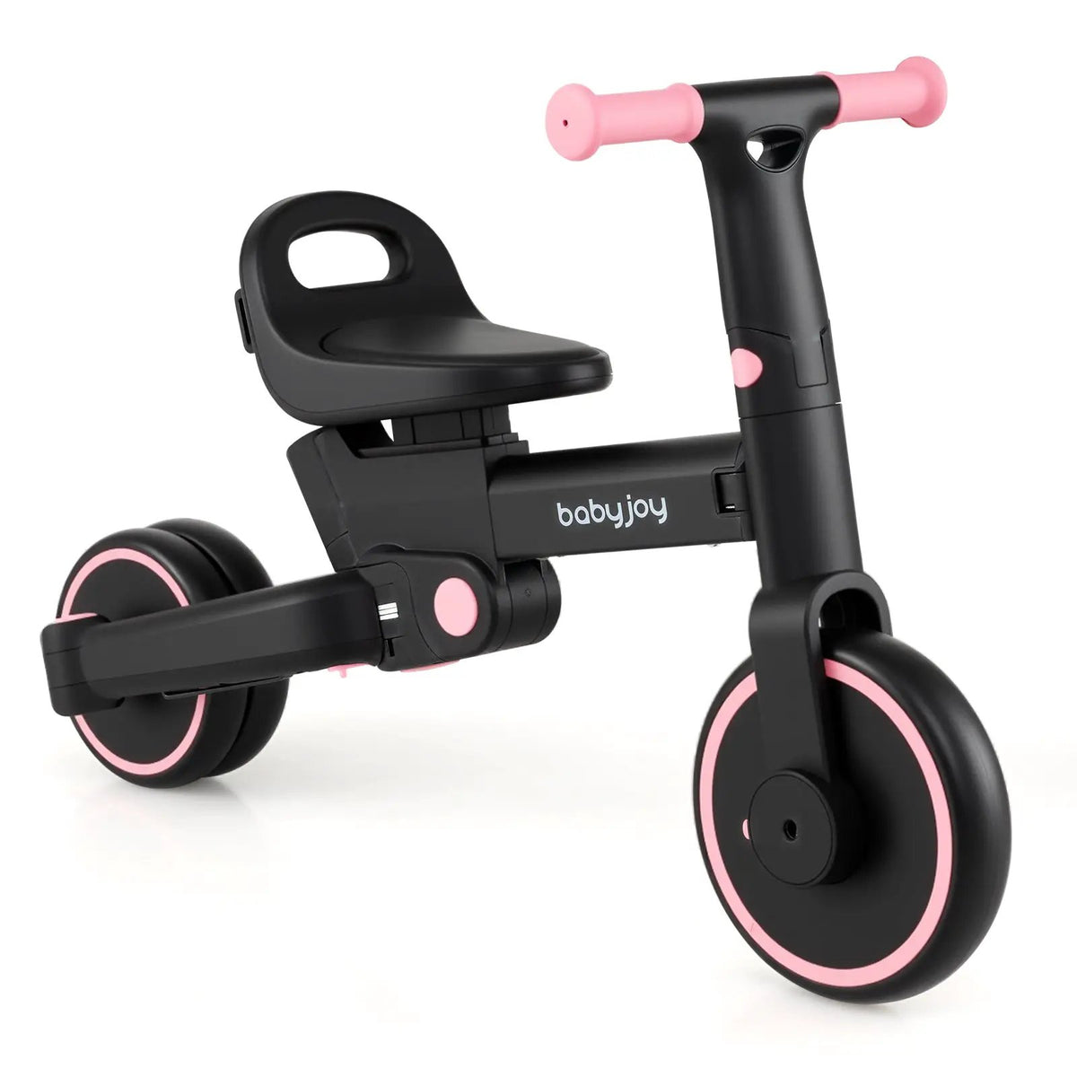 4-in-1 Foldable Toddler Tricycle with Push Handle with Adjustable Seat, photo 8 of 16