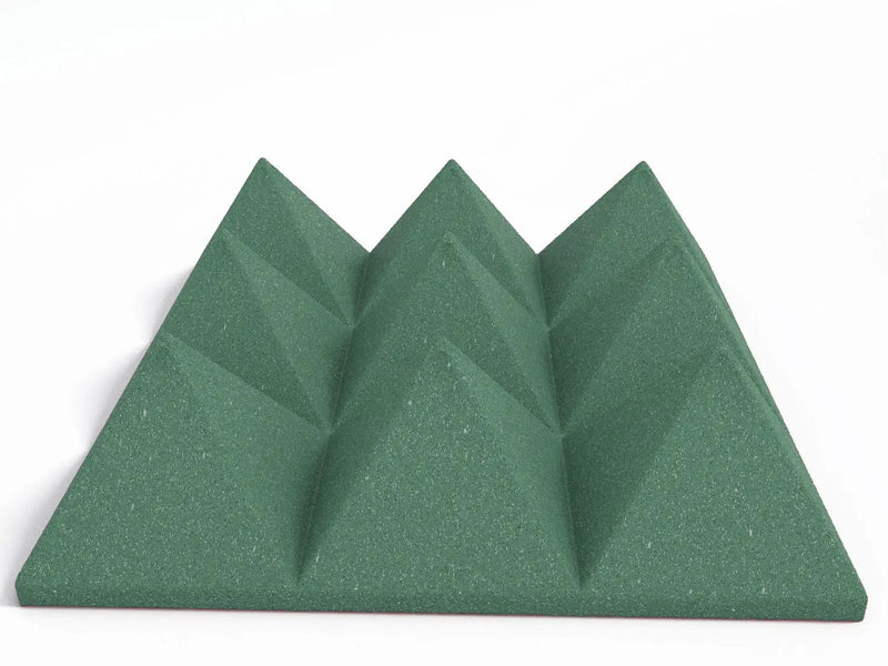 4 Inch Acoustic Foam Pyramid Style Panels - 13 Color Options by SoundAssured