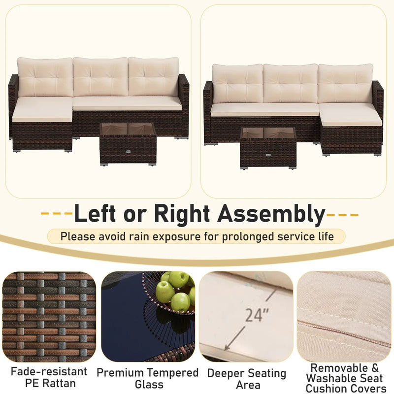 4 Pieces Outdoor Furniture Set with 32 Inch Fire Pit Table and Propane Tank Cover by DirectDeals