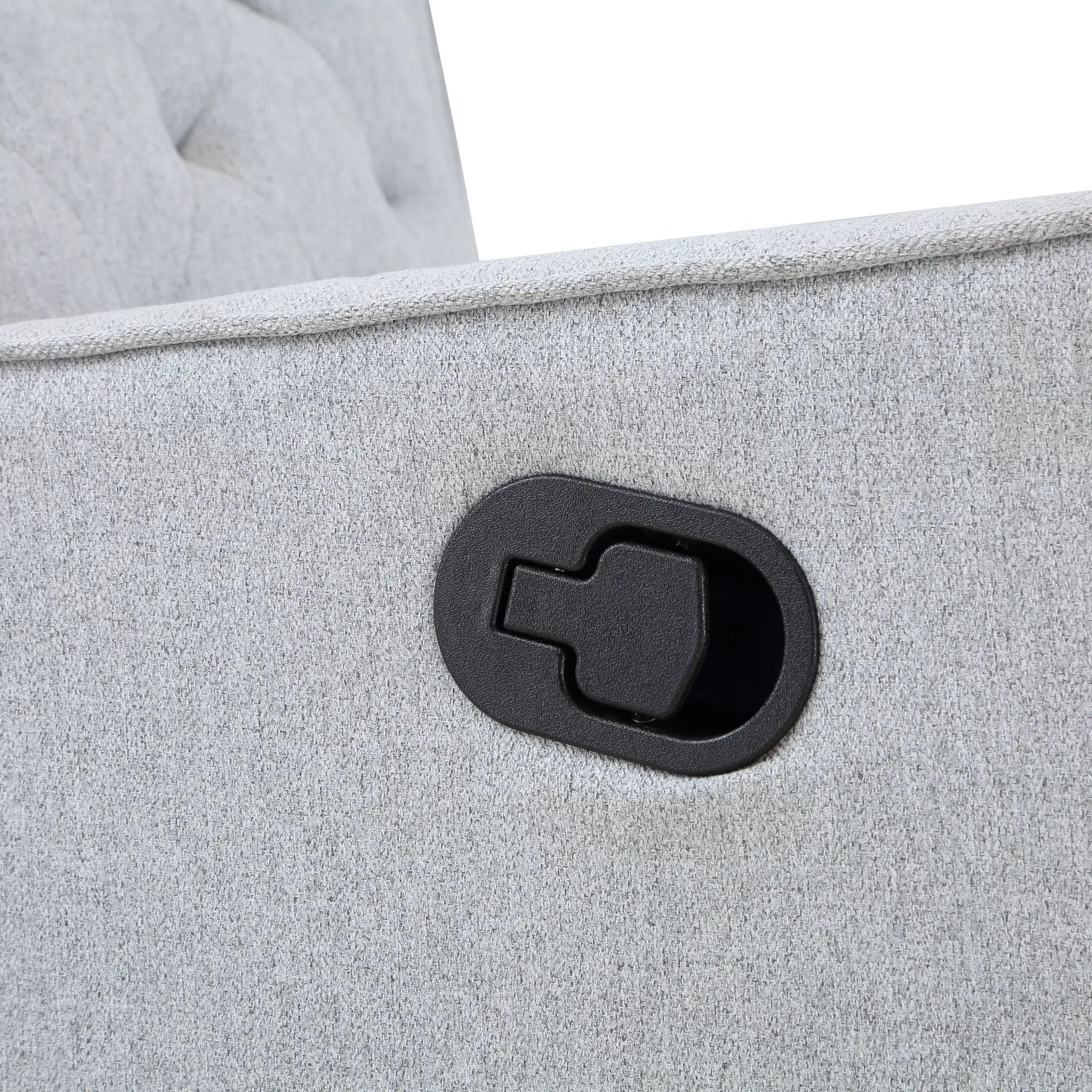Milah - Gliding Swivel Recliner Tufted by HouseOfZazla