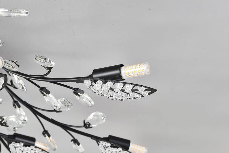15-Light Chandelier Crystal Ceiling Lamp by HouseOfZazla