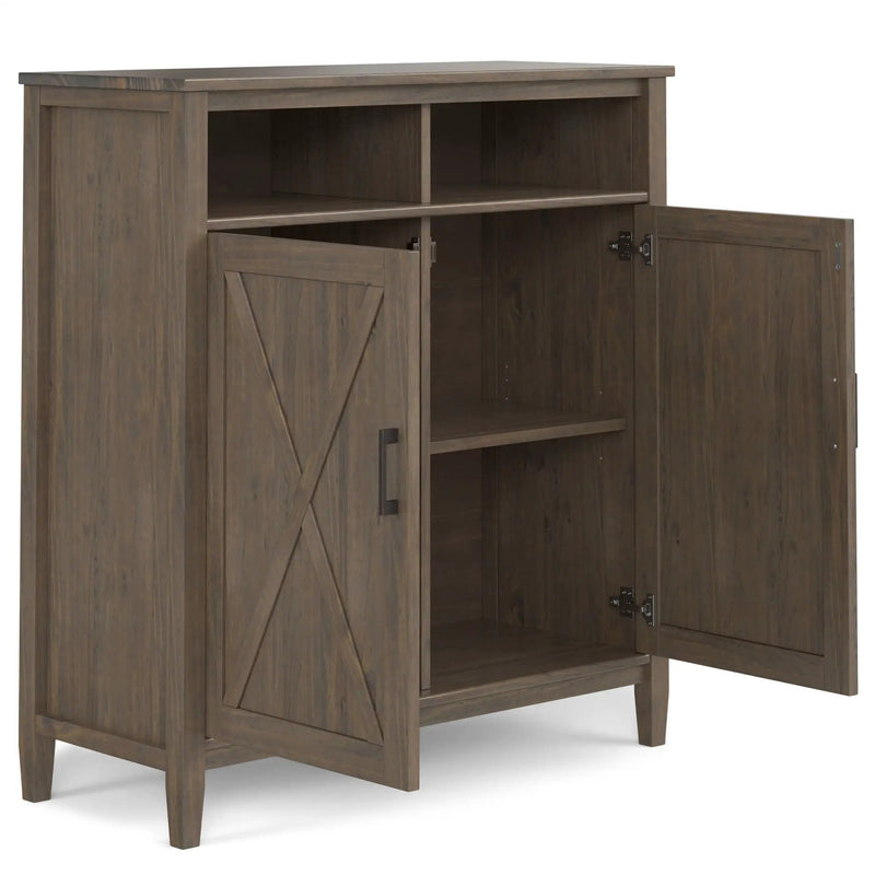 Ela - Medium Storage Cabinet - Smoky Brown by HouseOfZazla