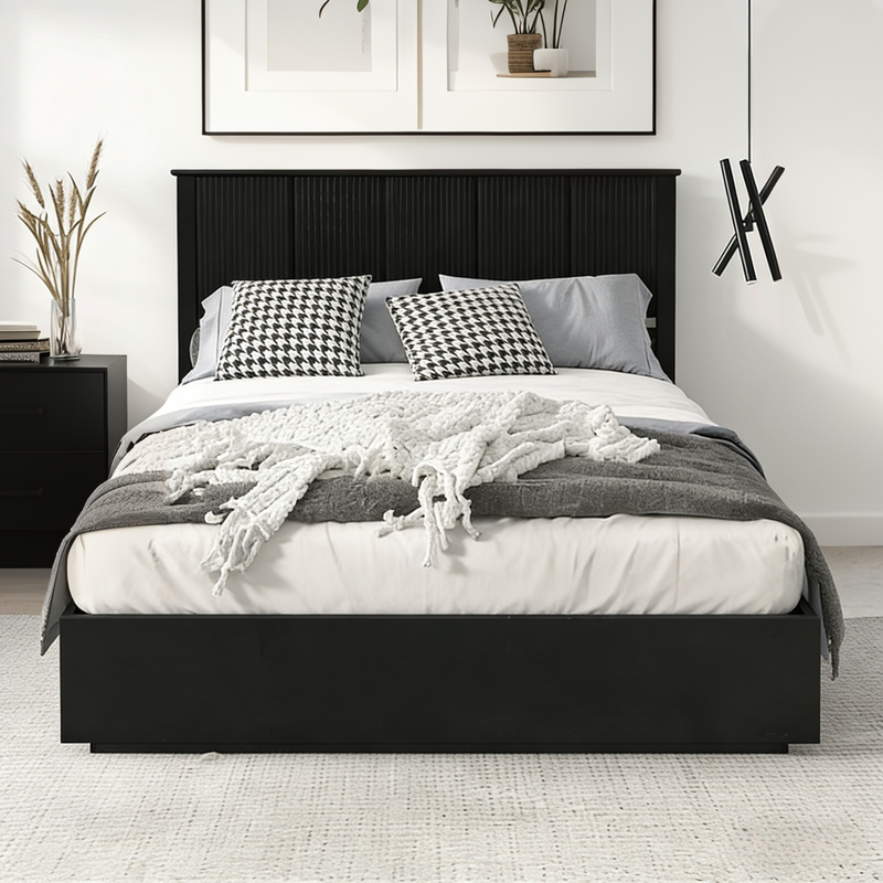 Stylish Queen Size Bed Frame by HouseOfZazla