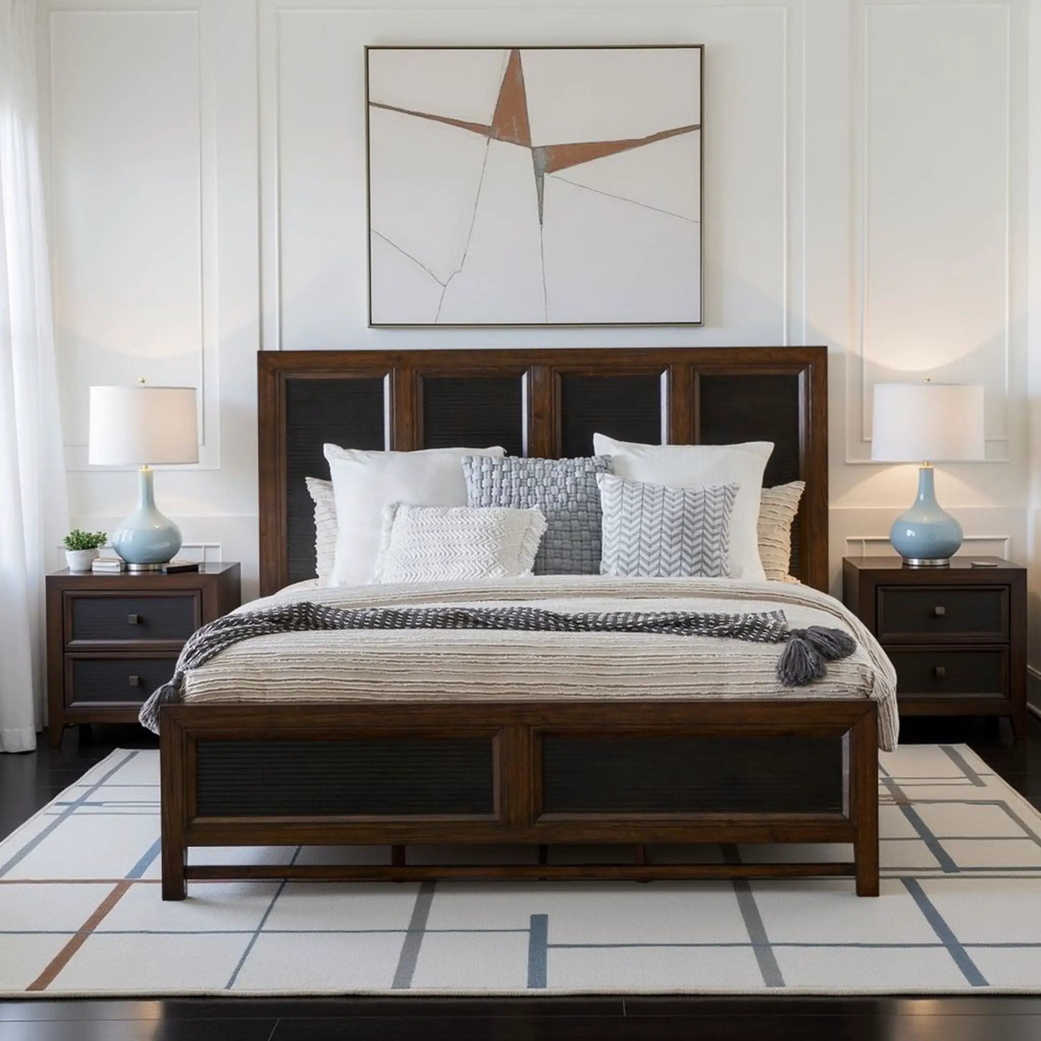 Beautiful Panel Bed by HouseOfZazla