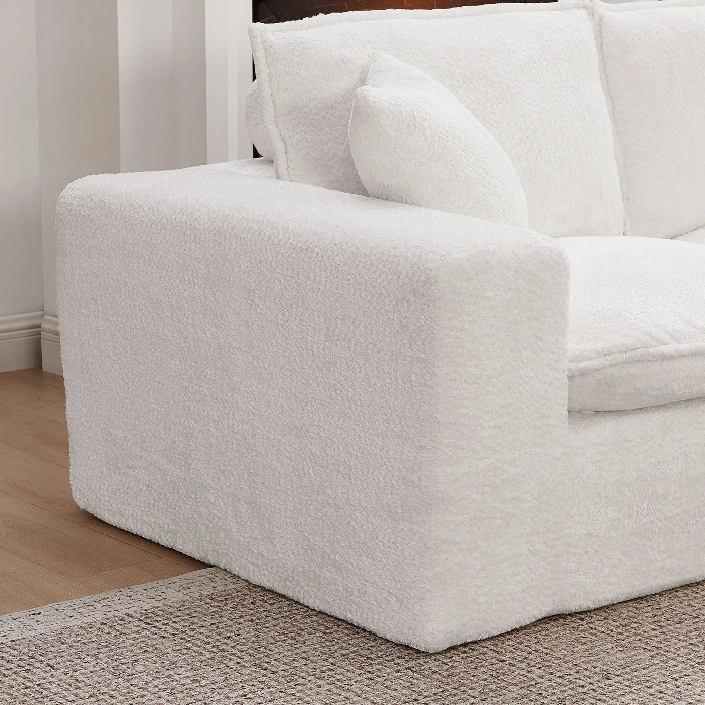 Sectional Sofa With Moveable Ottoman by Unique Piece Furniture