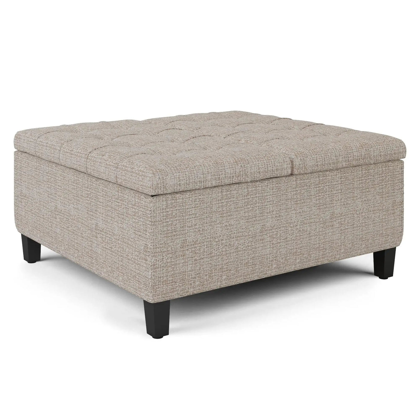 Harrison - Upholstered Coffee Table Storage Ottoman by HouseOfZazla