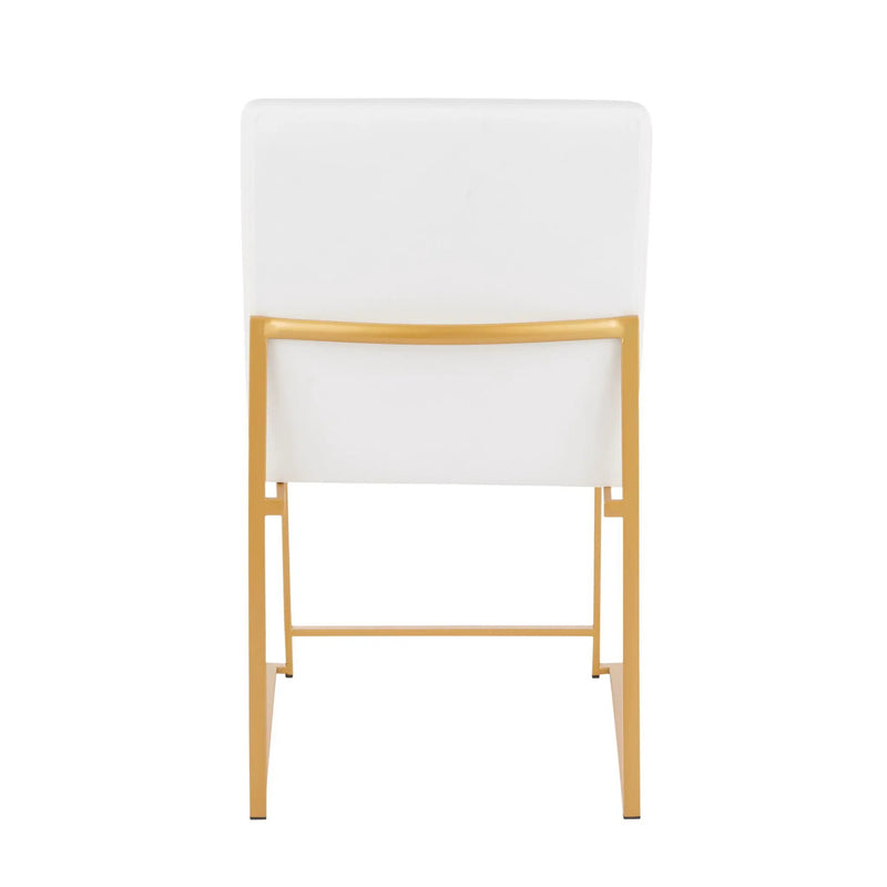 Fuji - Contemporary Stylish Frame, High Back Dining Chair (Set of 2) by Unique Piece Furniture