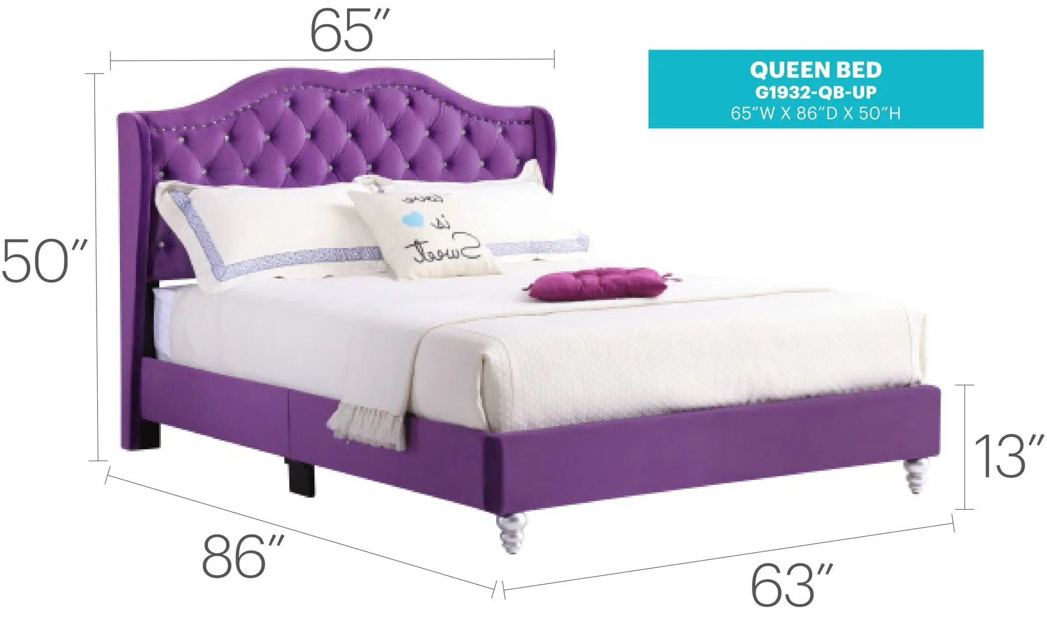 Upholstered Bed Transitional by HouseOfZazla