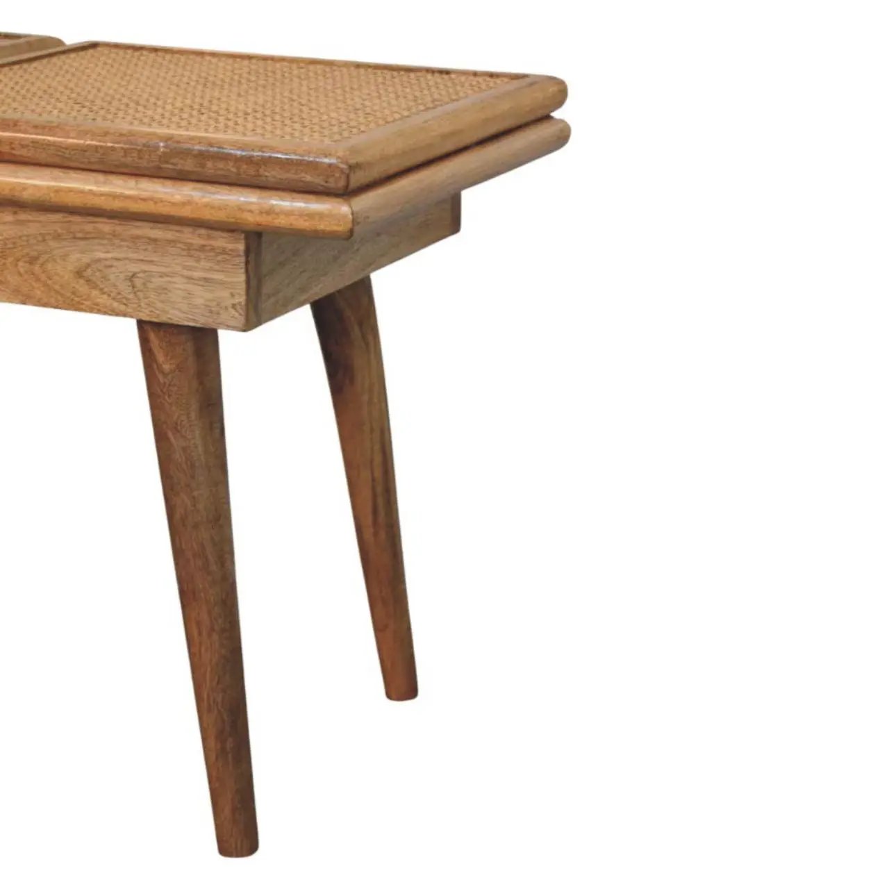 Larissa - Triple Accent Cane Bench - Beige by Unique Piece Furniture