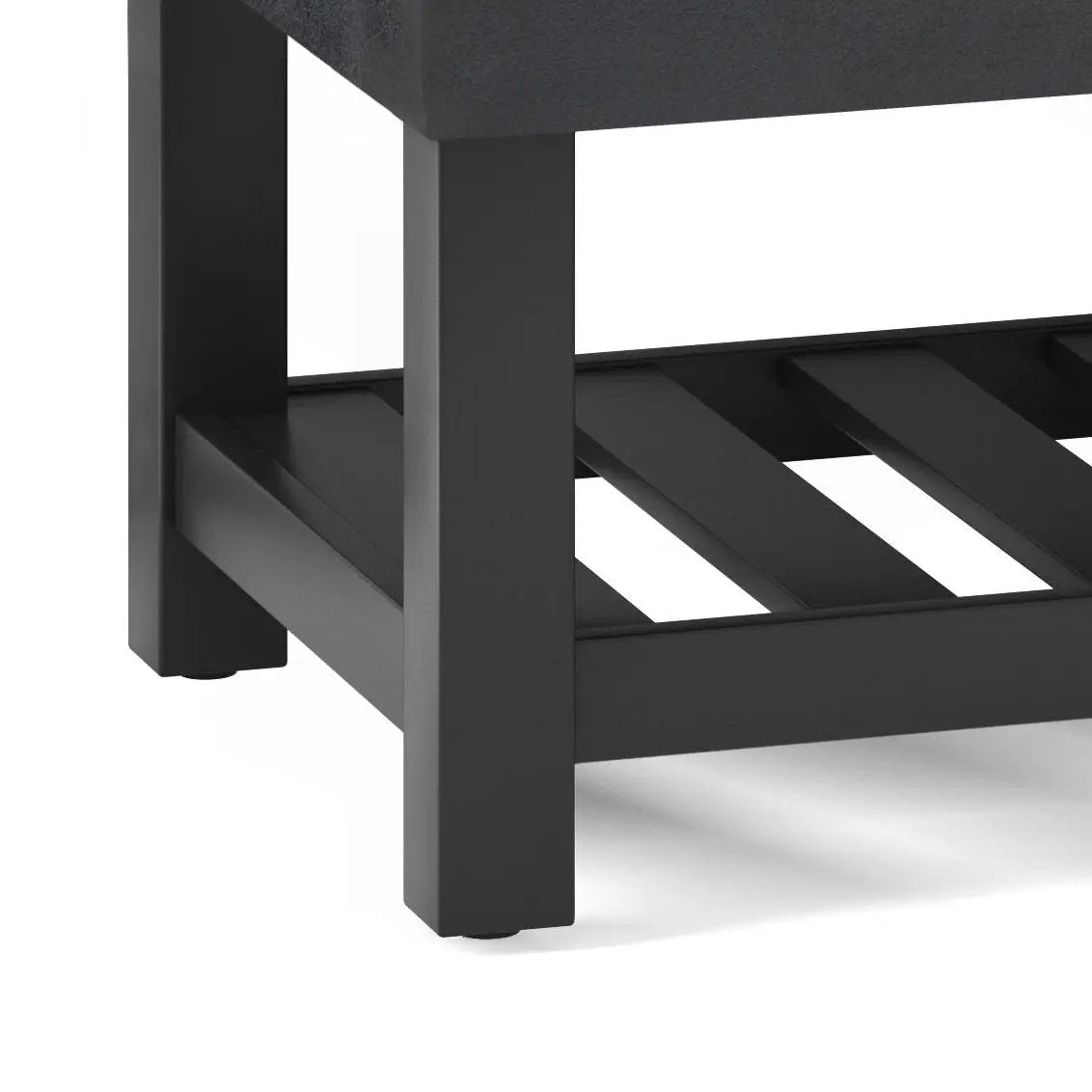 Cosmopolitan - Storage Ottoman Bench With Open Bottom by HouseOfZazla