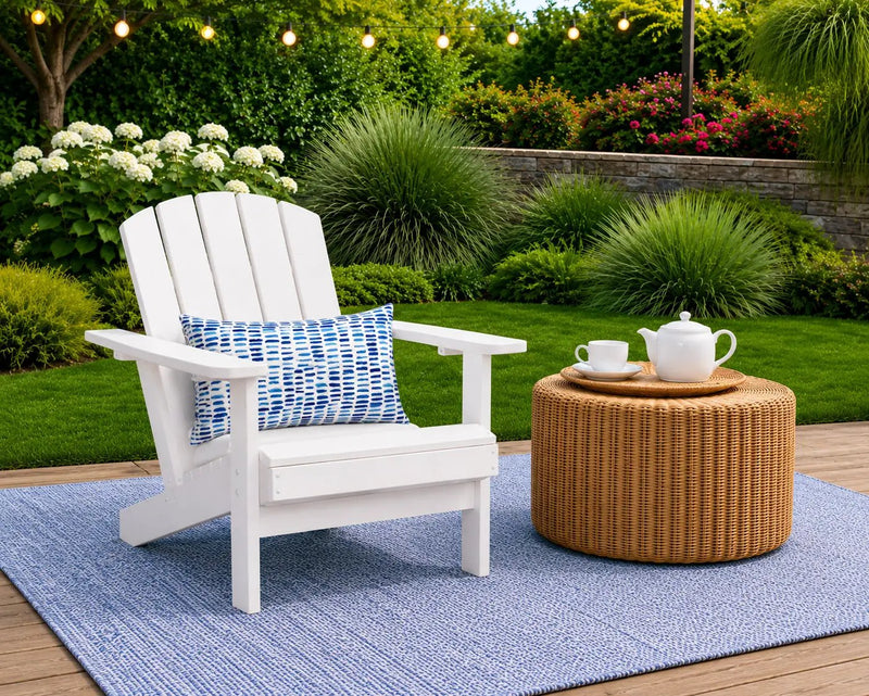 2 Pack Outdoor Lumbar Pillow Covers - Blue Dash by HouseOfZazla