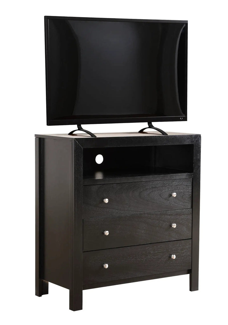 Elegant Transitional Media Chest by Unique Piece Furniture