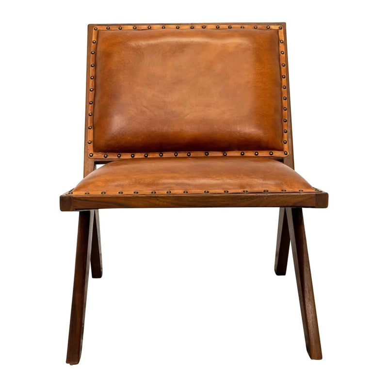 Colin - Lounge Chair - Brown / Tan by HouseOfZazla