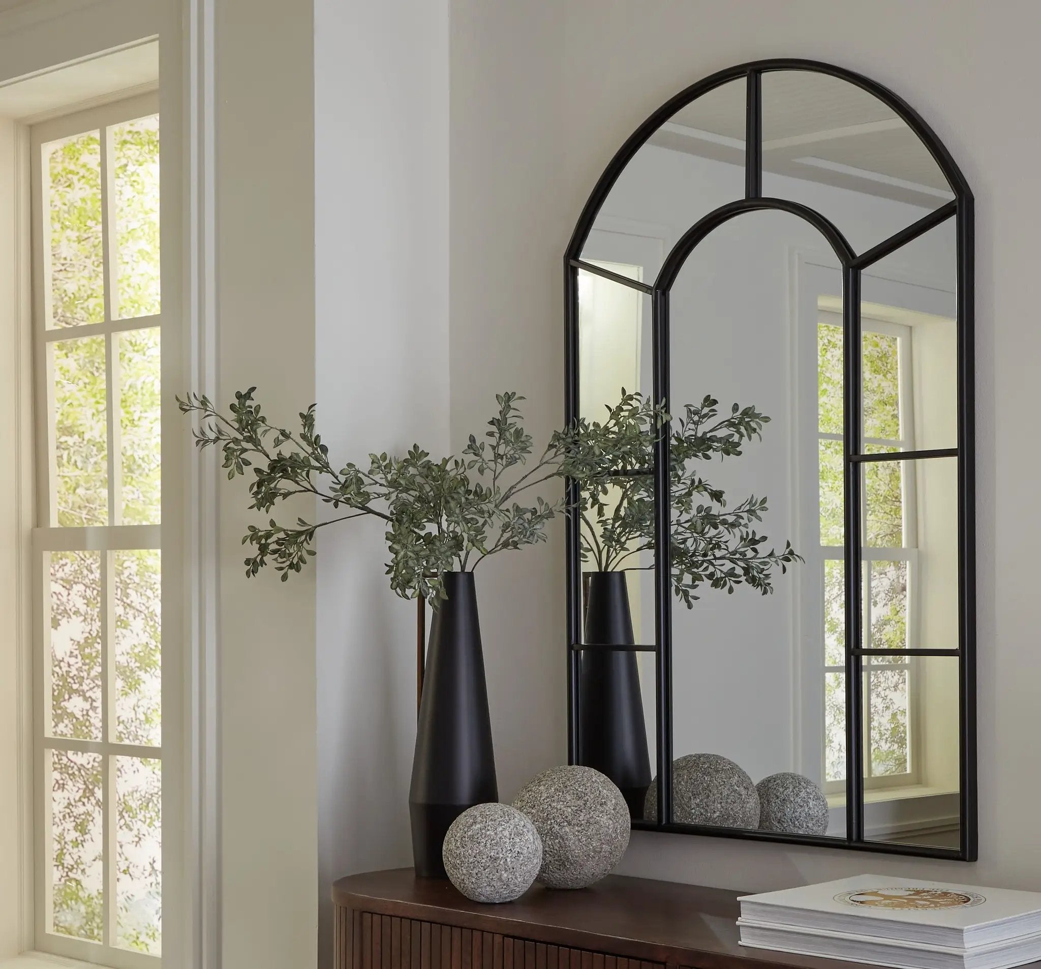 Evengton - Accent Mirror - Black by Unique Piece Furniture