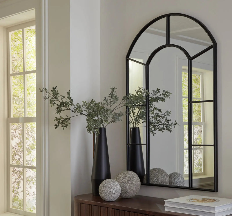 Evengton - Accent Mirror - Black by Unique Piece Furniture