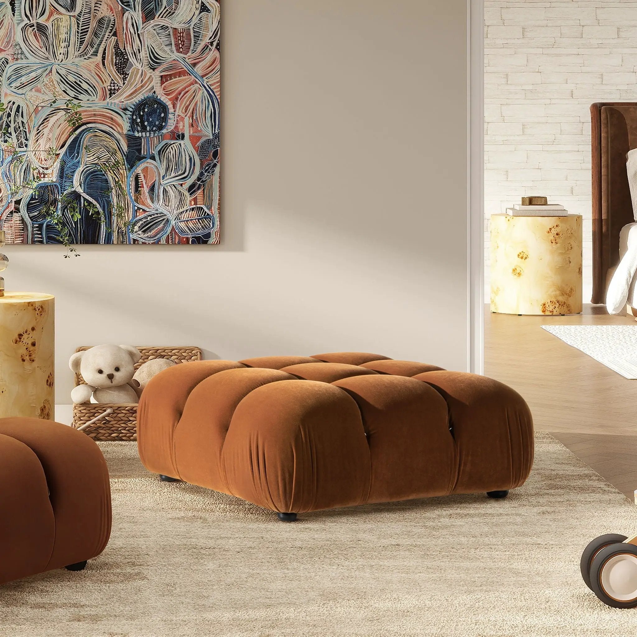Marcel - Bubble Modular Modern Cocktail Ottoman by Unique Piece Furniture