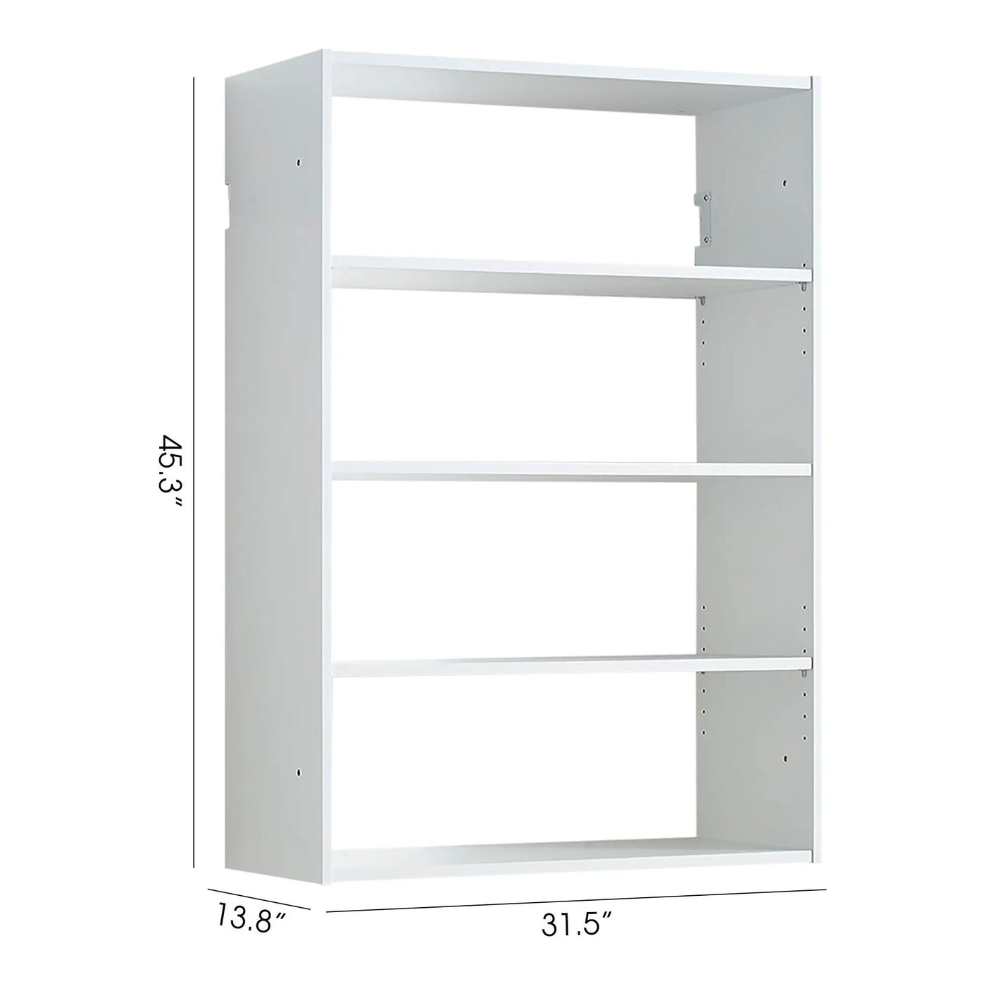 Devi - Wall Mounted Wood Closet System With Modular Design And Ample Storage by HouseOfZazla