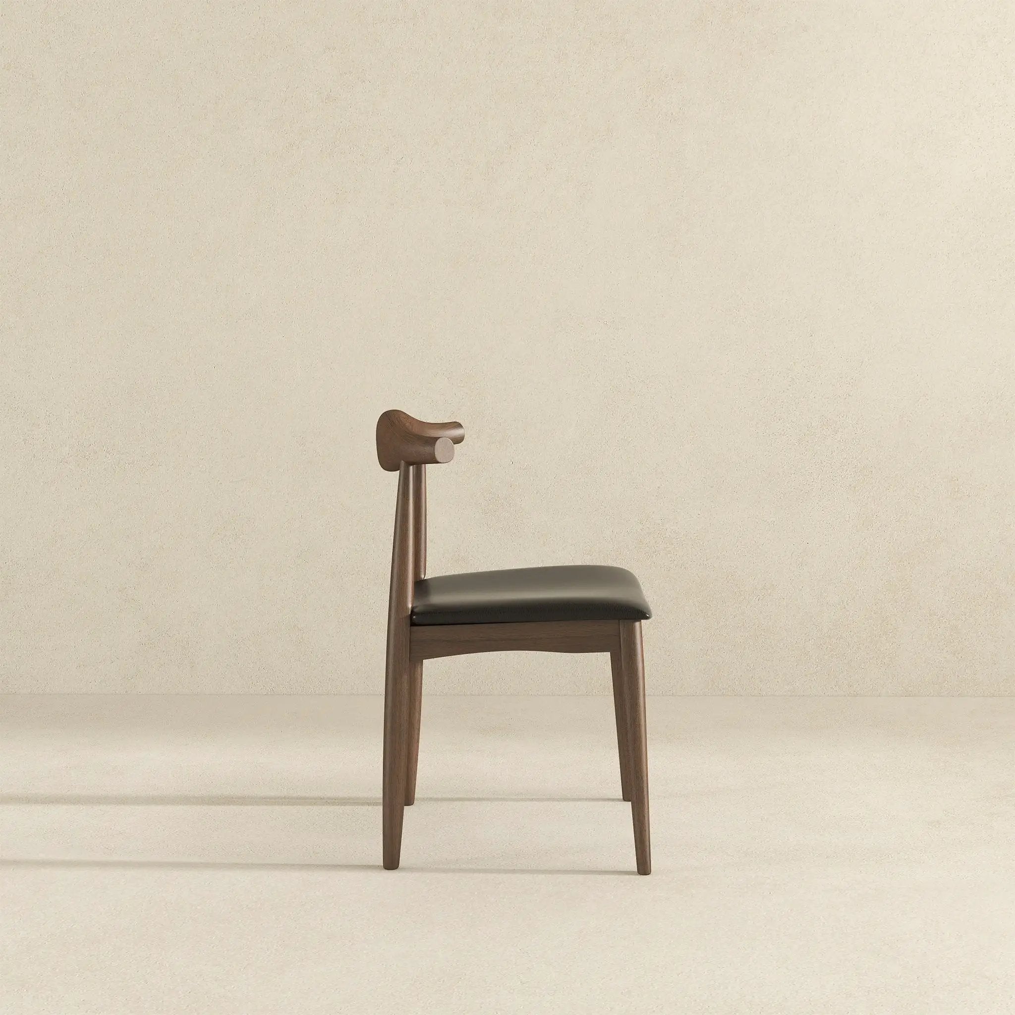 Destiny - Dining Chairs (Set of 2) - Black / Dark Brown by HouseOfZazla