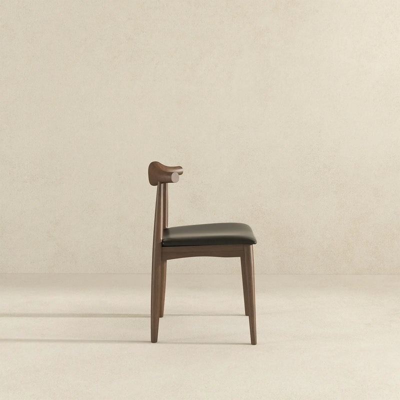 Destiny - Dining Chairs (Set of 2) - Black / Dark Brown by HouseOfZazla