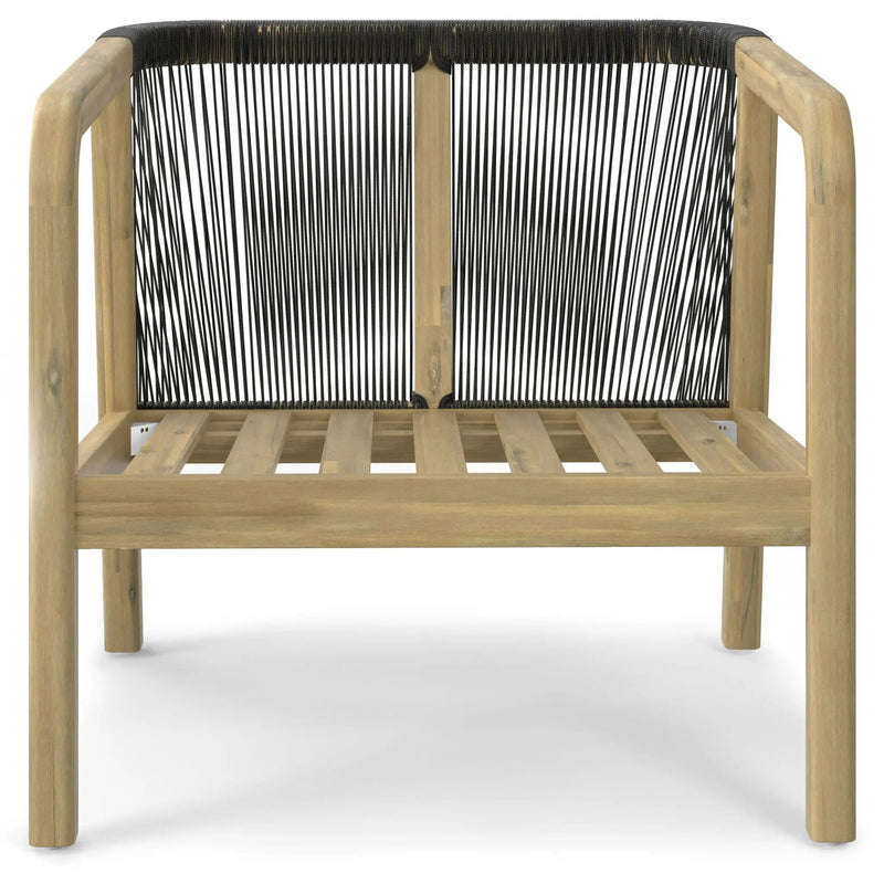 Palmetto - Outdoor Conversation Chair (Set of 2) - Stone Gray by HouseOfZazla