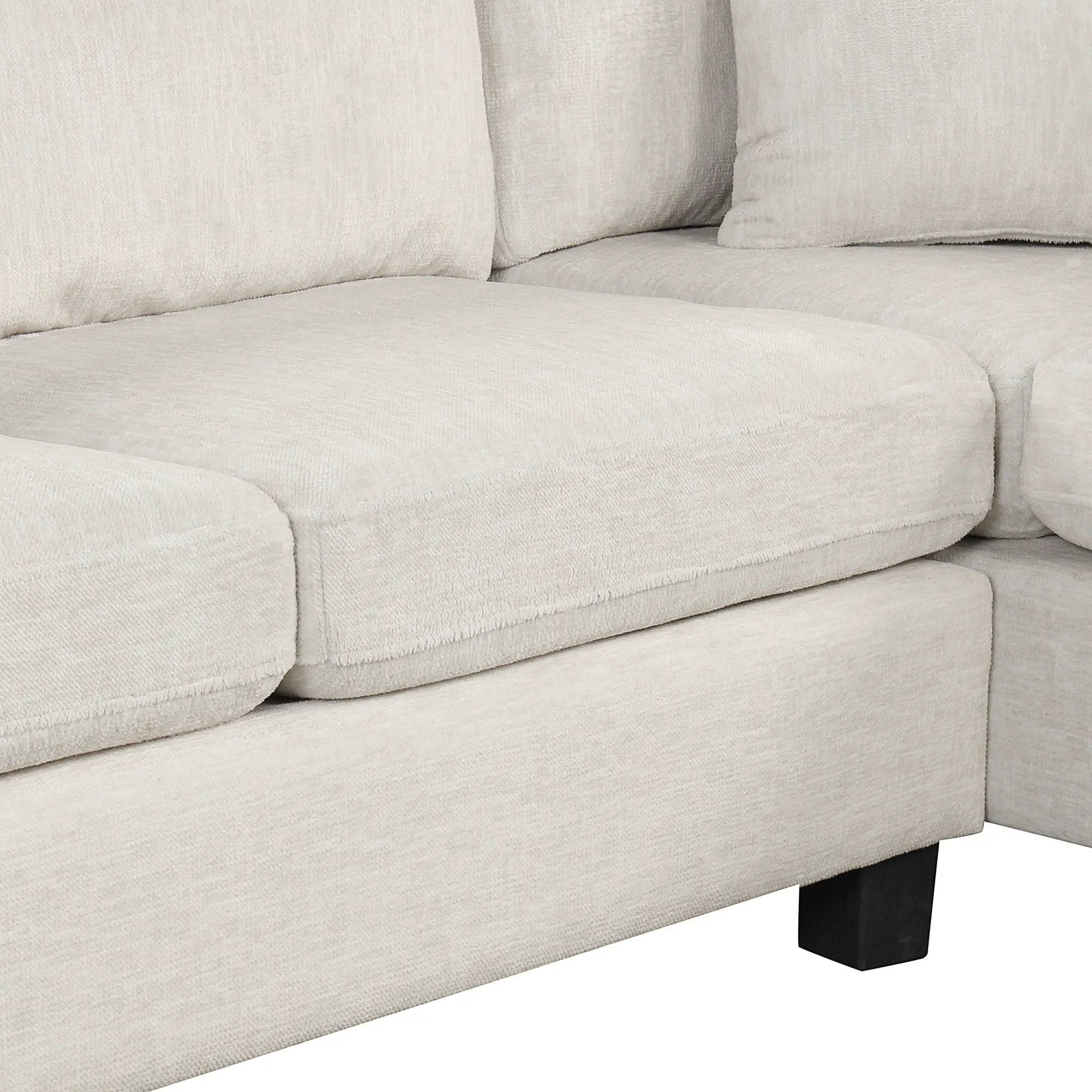 Contemporary U - Shaped Sectional Sofa With Movable Storage Ottoman by HouseOfZazla