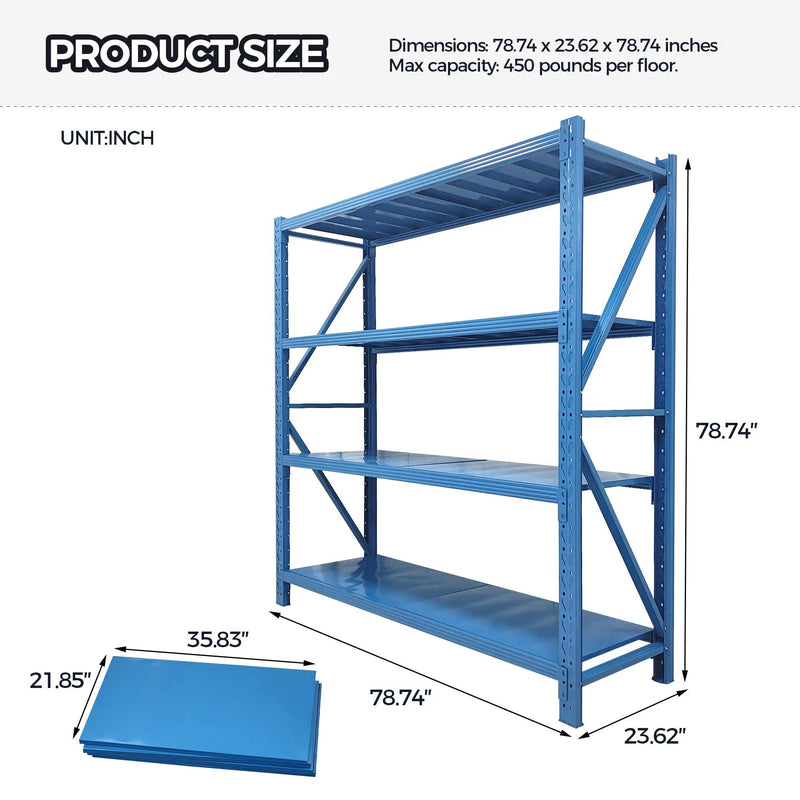 5000 Lbs Heavy Duty Garage Shelving Units by HouseOfZazla