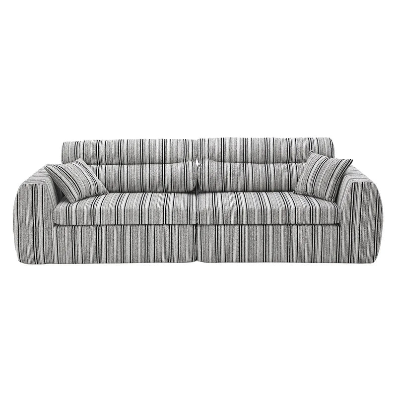 3 Seater, Couch With Throw Pillows For Living Room by Unique Piece Furniture