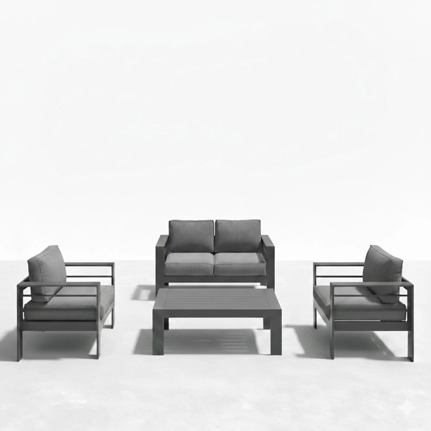 Outdoor Patio Set, All-Weather & Thick Cushions by HouseOfZazla