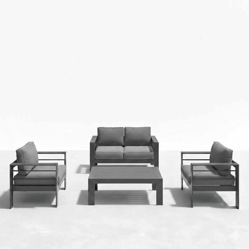 Outdoor Patio Set, All-Weather & Thick Cushions by HouseOfZazla