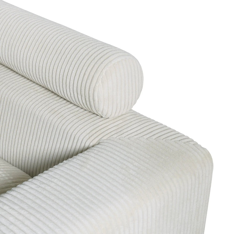 4 Seater Oversized Sectional Sofa With 2 Ottoman And 2 Pillows by HouseOfZazla