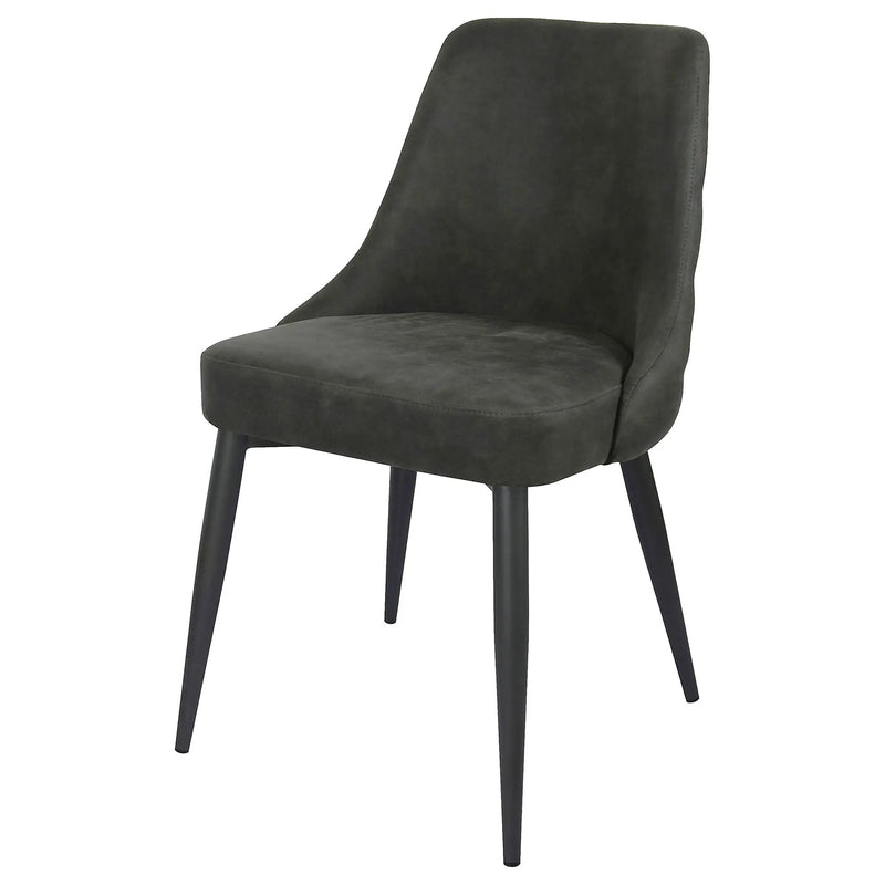 Cosmo Upholstered Dining Side Chair Grey (Set of 2) by Unique Piece Furniture