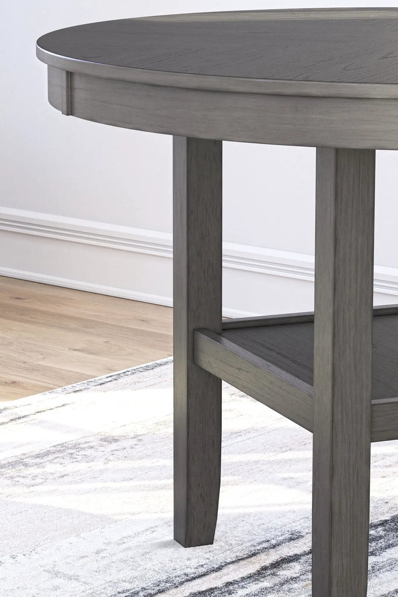 Wrenning - Dining Room Table Set (Set of 5) - Gray by Unique Piece Furniture