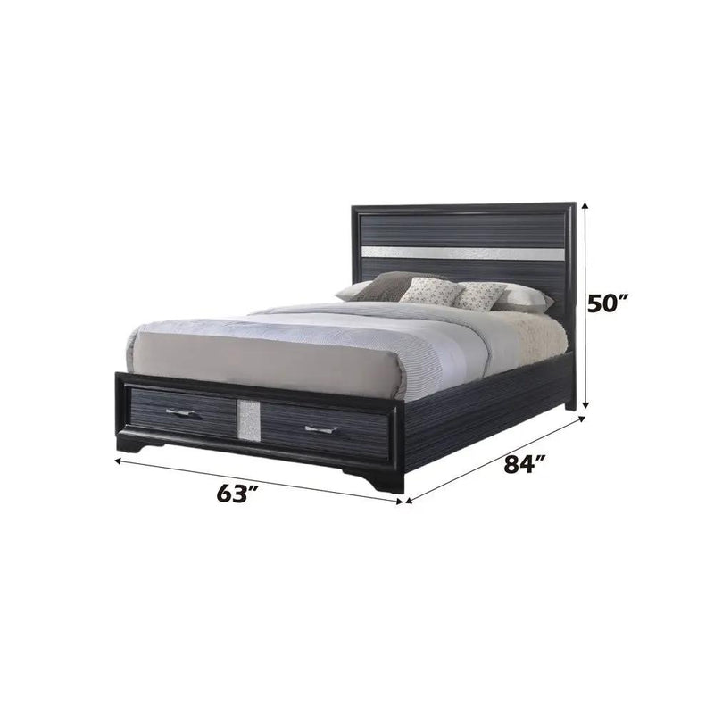 Naima - Bed w/Storage by Unique Piece Furniture