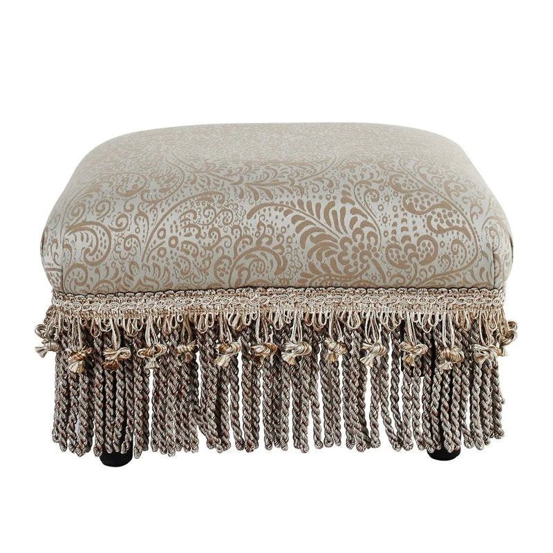 Fiona - Handcrafted Accent Footstool Ottoman by Unique Piece Furniture