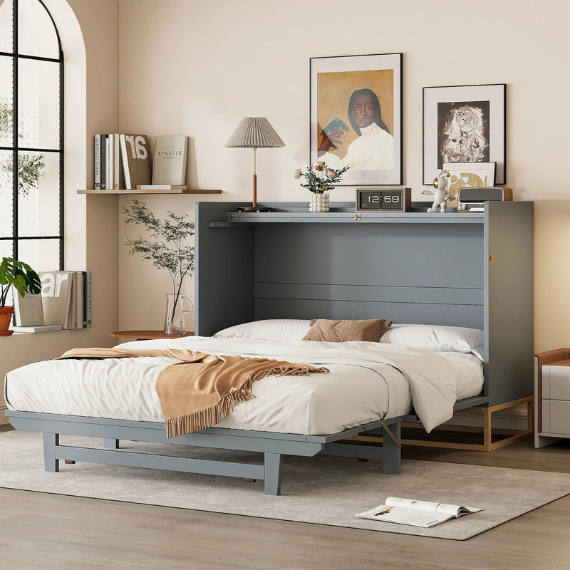 Murphy Bed With Iron Legs, Modern Design by Unique Piece Furniture
