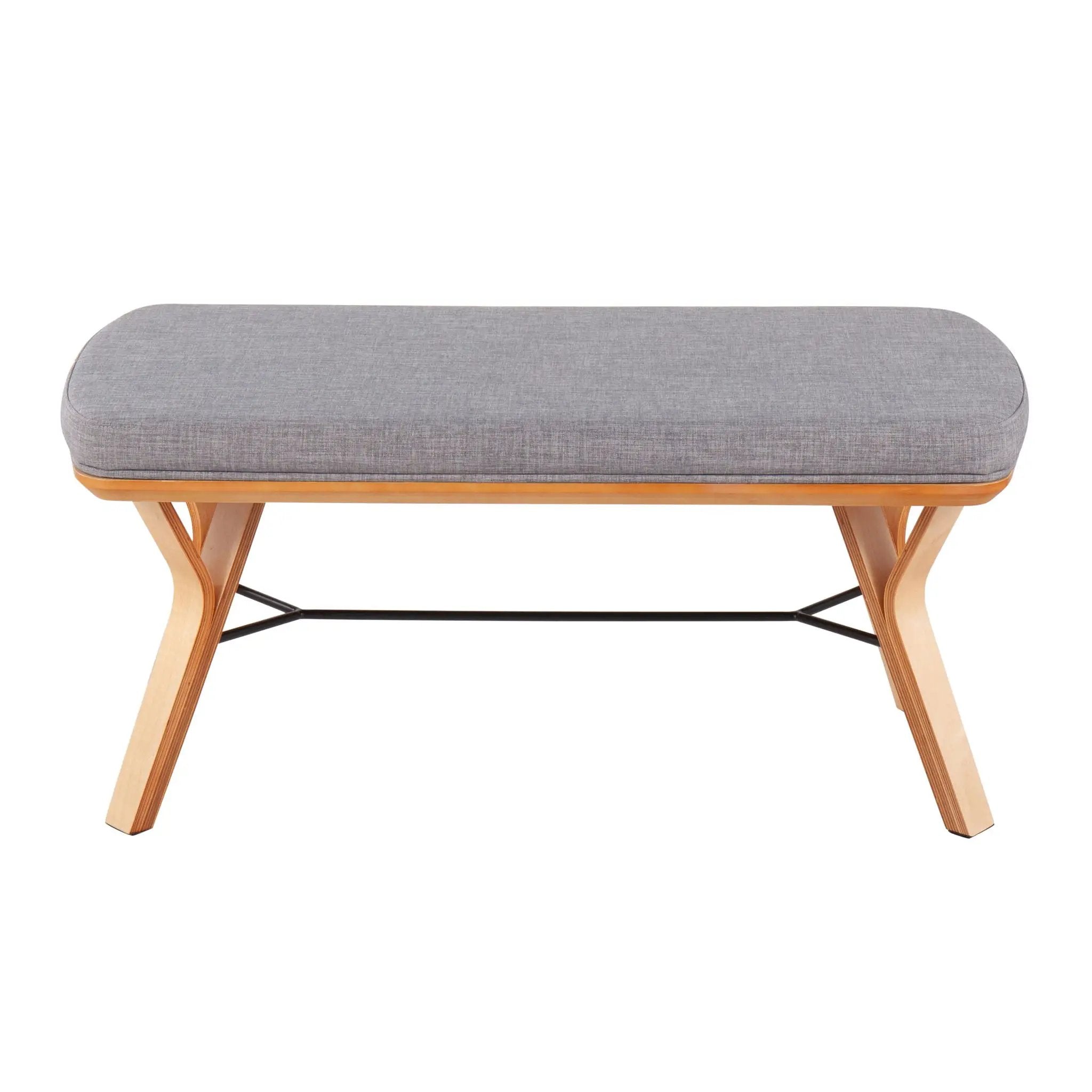 Folia - Mid Century / Modern Bench by HouseOfZazla