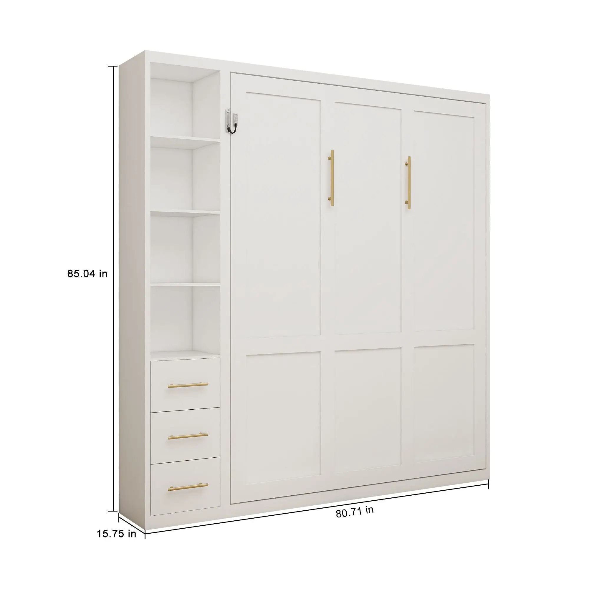 Folding Vertical Murphy Wall Bed by HouseOfZazla
