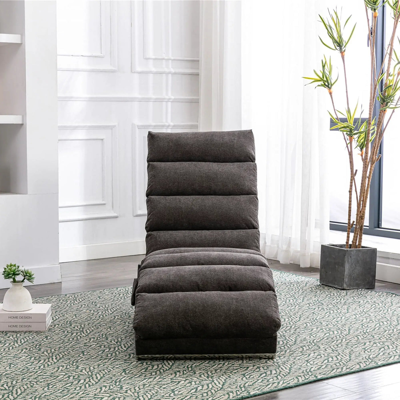 Massage Chaise Lounge Indoor With Remote Control, Ergonomic Electric Massage Lounger by Unique Piece Furniture