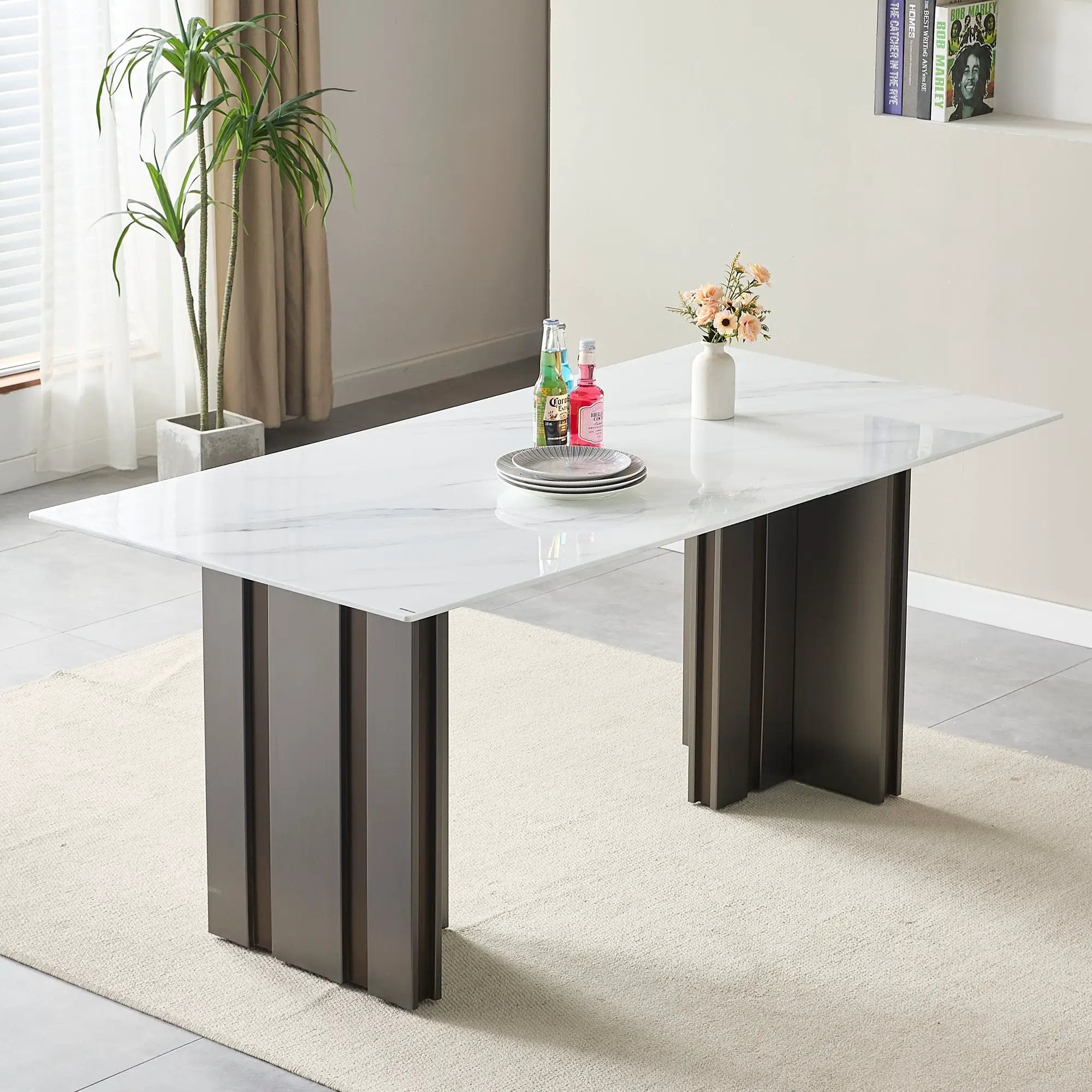 69.30 Inch Rectangular Dining Table by HouseOfZazla