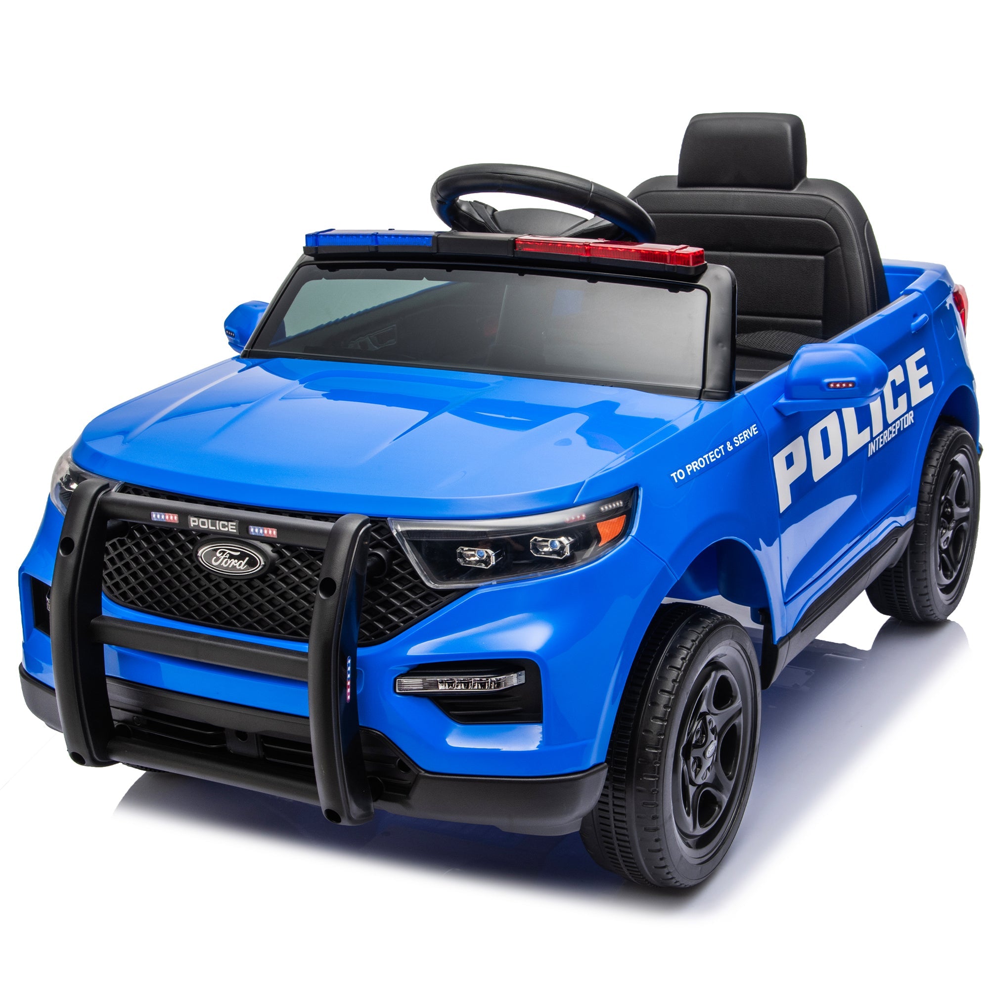 Licensed Ford Police 12V Ride-On Truck by HouseOfZazla