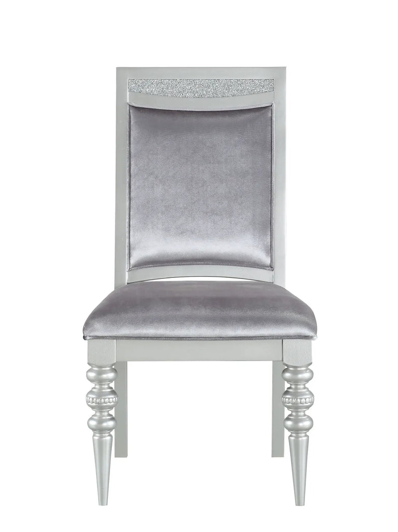 Maverick - Side Chair (Set of 2) - Silver by HouseOfZazla